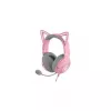 Razer Kraken Kitty V2 RZ04-04730200-R3M1 vadu austiņas spēlētājiem, USB-A, mikrofons, 40 mm skaļruņi, Quartz rozā