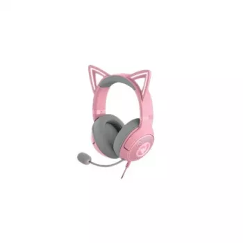 Vadu austiņas Razer RZ04-04730200-R3M1 — pilna izmēra, 1.3 m kabelis, 353 g, rozā