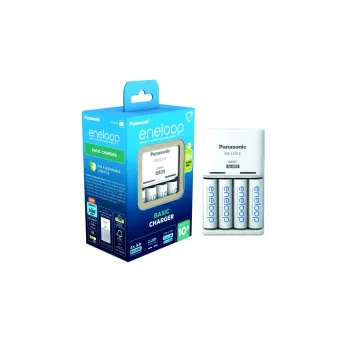 Lādētājs PANASONIC Eneloop Basic BQ-CC51 + 4x AA 2000 mAh (K-KJ51MCD40E)