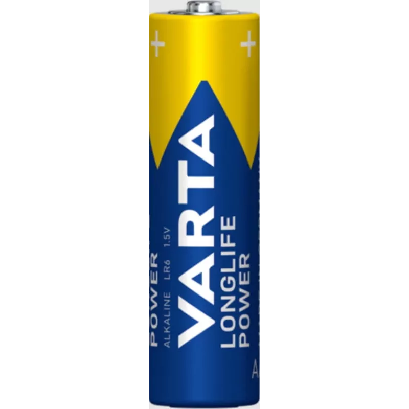 Alkaline AA baterijas Varta LONGLIFE Power High Energy — 12 iepakojums