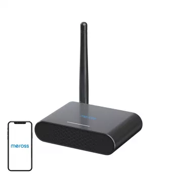 Viedais garāžas durvju slēdzis Meross MSG200 (HomeKit) — Wi‑Fi kontrolieris garāžas atvērējiem