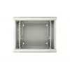 Extralink Rackmontāžas skapis 9U 600x600 AZH Pelēks, sienas stiprināms, veramais tips