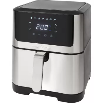 ProfiCook PC-FR 1269 H gaisa fritieris 8L 1800W Melns, Nerūsējošais tērauds