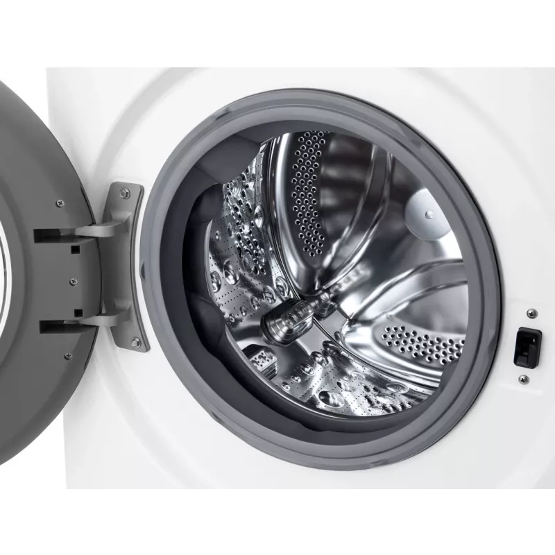 LG F2WR508SWW priekšējās ielādes veļas mašīna, 8 kg, 1200 RPM, tvaika funkcija