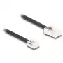 Tīkla kabelis DeLOCK 88035 RJ45 uz RJ11 1m Melns