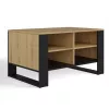 Kafijas galdiņš MODERN 4P Dąb Artisan Czerń