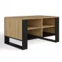 Kafijas galdiņš MODERN 4P Dąb Artisan Czerń