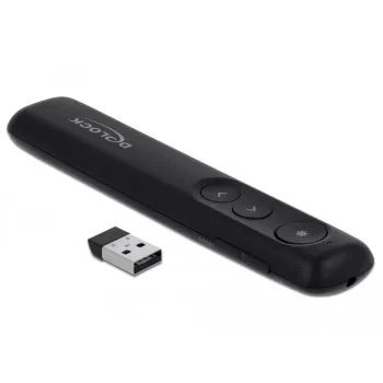 Lāzera prezentētājs DeLOCK USB 64092 Melns