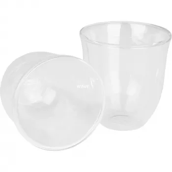 De’Longhi 5513214601 stikla kafijas glāze Caurspīdīga 2 gab. 190 ml
