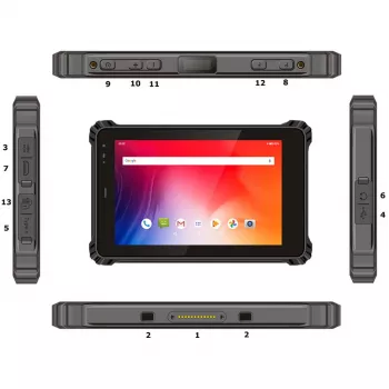 ALLNET X-trail-100-Intel – izturīgs planšetdators ar Windows, NFC un LTE