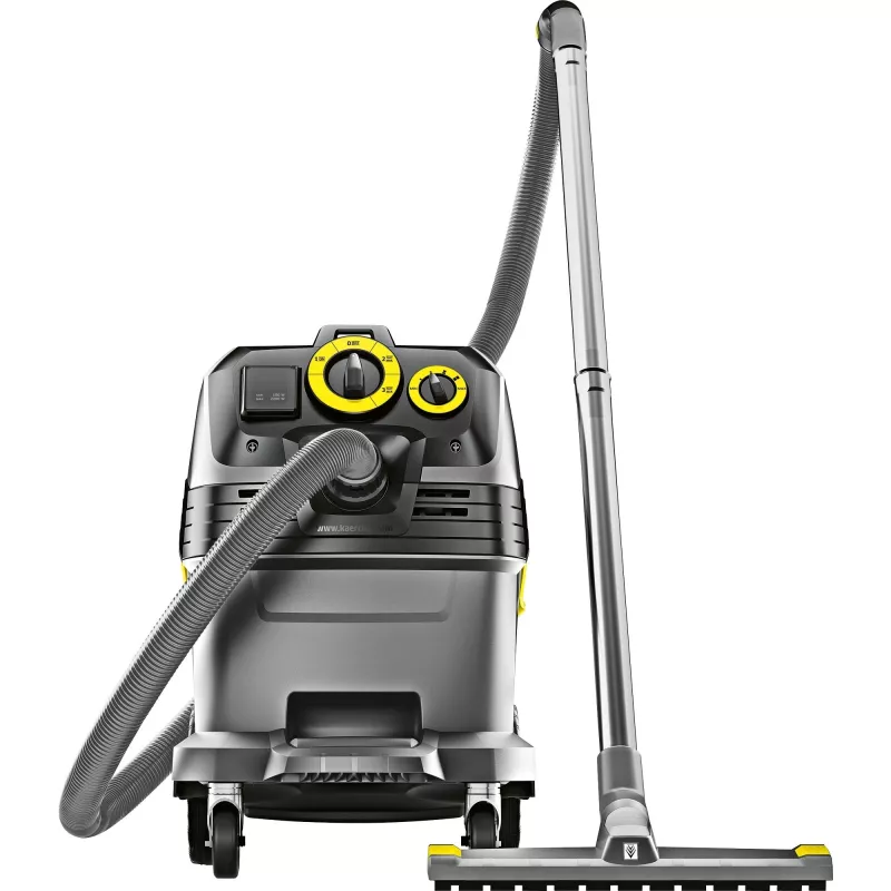 Kärcher NT 30/1 Tact Te L putekļsūcējs 30 L 1380 W melns, pelēks, dzeltens