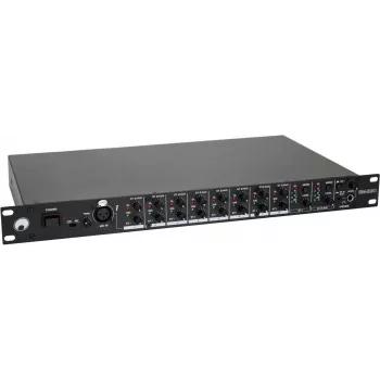 Omnitronic EM-280 — 8 kanālu DJ/PA mikseris ar USB ieeju