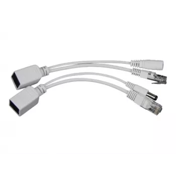 Pasīvais PoE adapteru komplekts Gembird PP12-POE-0.15M-W