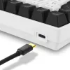 Sharkoon SKILLER SGK50 S3 Tastatūra Gaming Mehāniska USB AZERTY Baltā