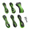 Iekšējais strāvas pagarinātāju komplekts Cablemod CM-PCAB-BKIT-NKKLG-3PK-R Melns Zaļš