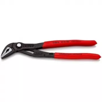 Regulējamas ūdenssūkņu knaibles Knipex Cobra ES 87 51 250 — spīļu atvērums 250 mm