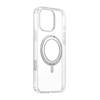 Caurspīdīgs maciņš Baseus SkyRing 360° iPhone 16 Pro — magnētiskais gredzens 360°