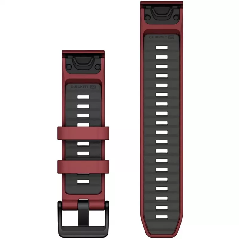 Garmin QuickFit siksniņa 010-13392-06 Grafīts Sarkans 22 mm