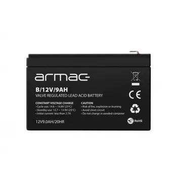 ARMAC B/12V/9AH akumulators UPS – 12V 9Ah slēgts svina-skābes (VRLA) gēla baterija