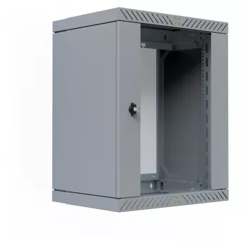 EFB Elektronik 19 Wandgehäuse X-Rack mit Glastür 400-600mm grau - Wandgehäuse (WGX-1506GR.G1)