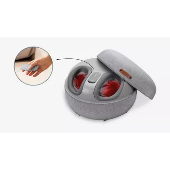 Beurer Shiatsu kāju masieris FM 120 2-in-1 pelēks — elektrisks pēdu un potīšu masieris ar šiacu rullīšiem un regulējamu intensitāti
