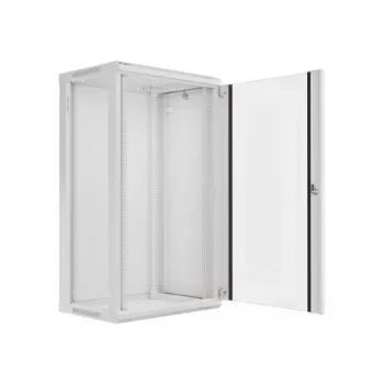 Lanberg WF01-6422-10S sienas skapis 22U 19 inch pelēks