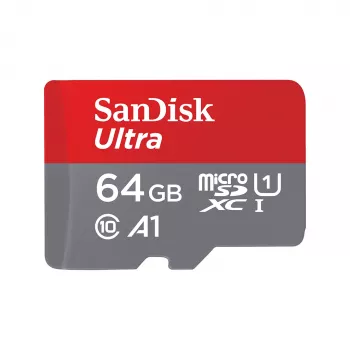 Atmiņas karte SanDisk 64 GB MicroSDHC UHS-I SDSQUNR-064G-GN6TA