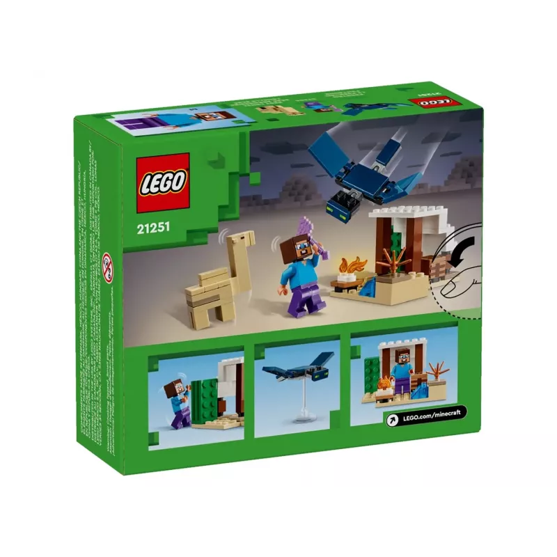 Lego Minecraft 21251 Stīva tuksneša ekspedīcija biomas komplekts