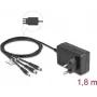 DeLOCK 41467 barošanas adapteris/tīkla pārveidotājs 12V 5A