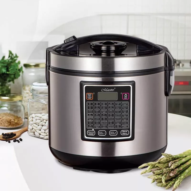 Multivārāmā iekārta Maestro MR-793 5L, 900W, Nerūsējošais tērauds/Melns, 42 Automātiskās programmas, 40–160°C