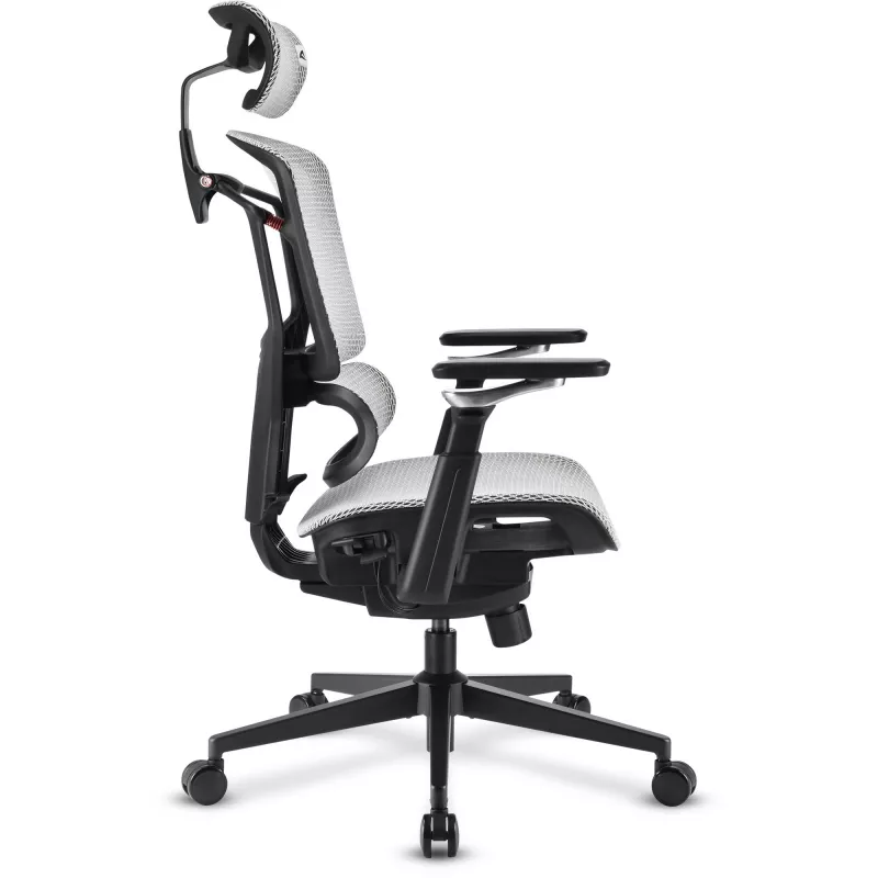 Biroja krēsls Sharkoon OfficePal C50M — polsterēts sēdeklis, sietveida atzveltne, melns, atzveltne 49×63 cm, sēdekļa platums 50 cm