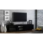 Cama TV skapis SIGMA1 180 melns/melns glancēts