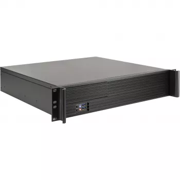 Servera korpuss Inter-Tech 2U-K-240L Melns