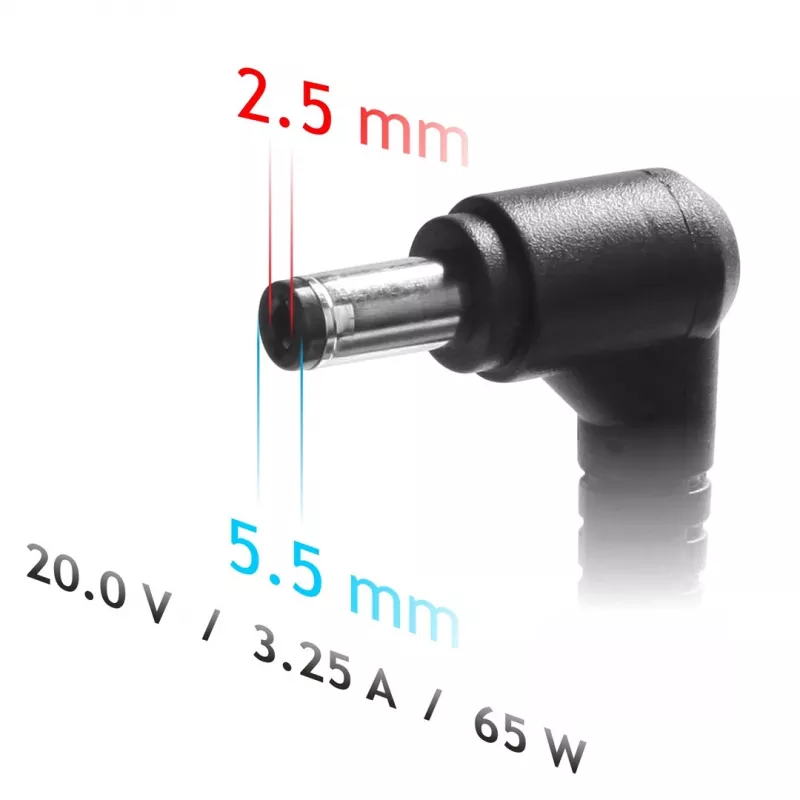 Akyga AK-ND-17 lādētājs Fujitsu Siemens klēpjdatoriem, 65 W, 20 V / 3,25 A, 5,5 x 2,5 mm