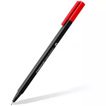 Finelineris Staedtler 334 C6 Melns Zils Zaļš Sarkans Violeta 5 gab.