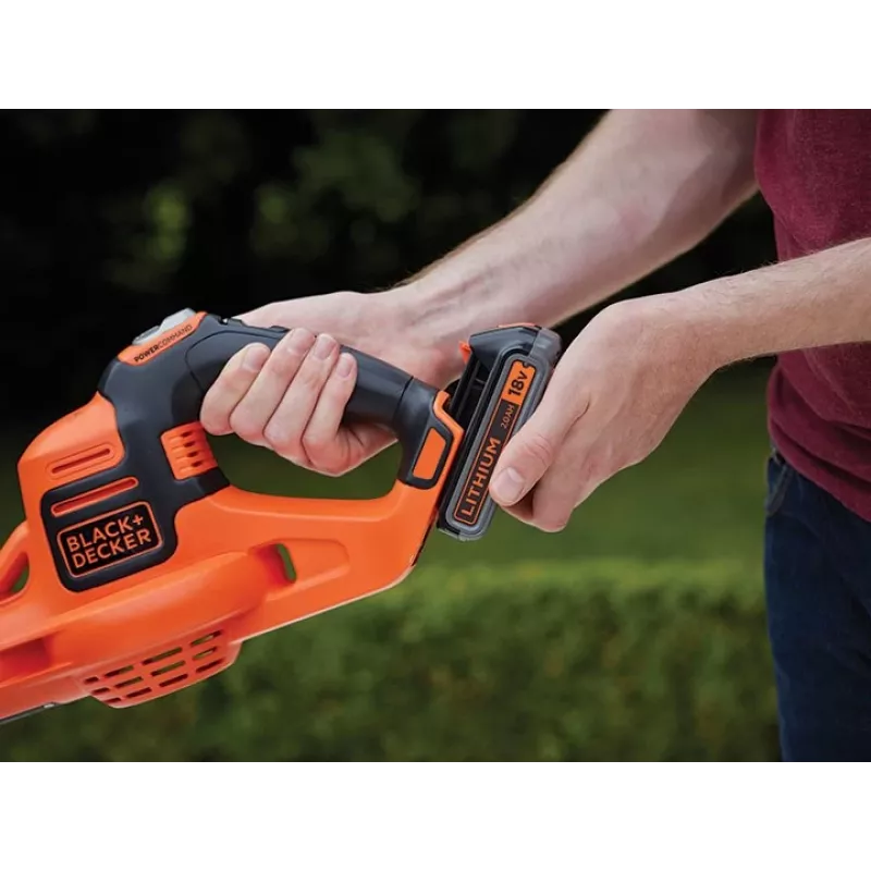 Bezvada lapu pūtējs Black & Decker GWC1820PC 209 km/h Melns, Oranžs 18 V Litija