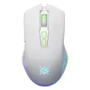 Bezvadu spēļu pele DEFENDER Pandora White — ambidekstrāla, 3200 DPI, 6 pogas, programmējama, optiska, USB