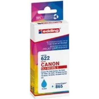 edding printer kasetne EDD-622 ciāna saderīga ar Canon CLI-581XXL C