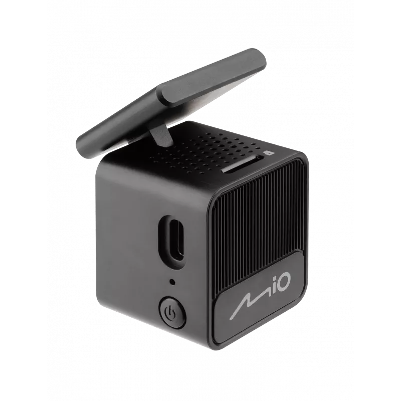 Mio MiVue J20 pilnas HD Wi-Fi borta kamera ar cigarešu šķiltavu adapteri, melna