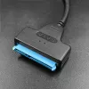 Adapteris QOLTEC 51855 — ārējais M.2 NVMe/NGFF uz USB 3.0 adapteris, 10 Gb/s, 2.5 collu/M.2 diskiem, melns