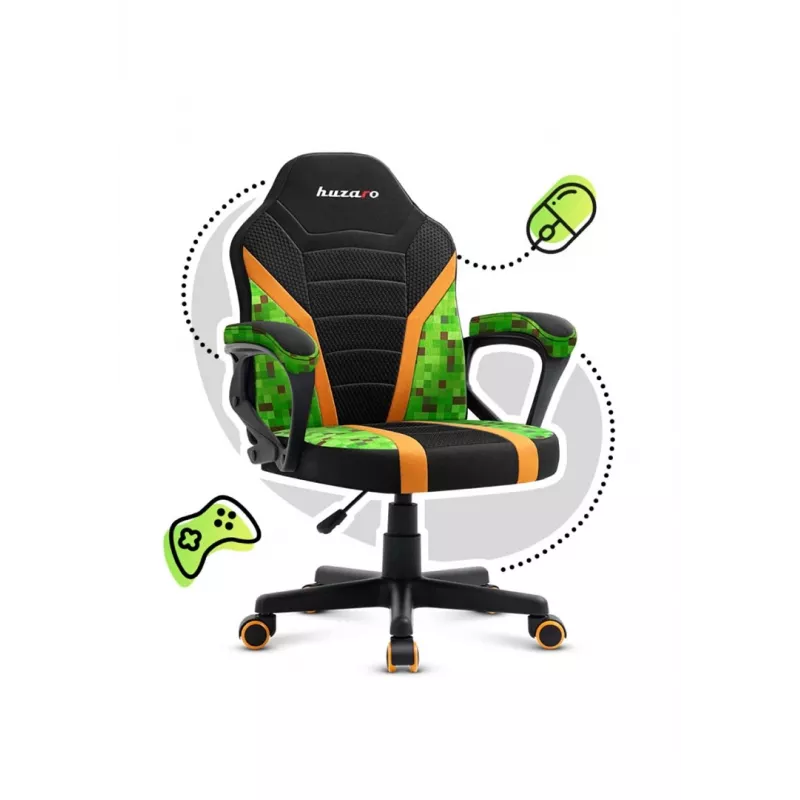 Spēļu krēsls bērniem Huzaro Ranger 1.0 Pixel Mesh