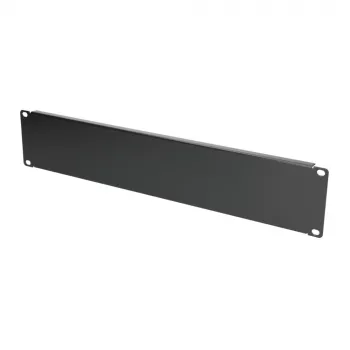 Extralink Front Blank Panel 2U 19 collu melns tērauda aizpildes panelis