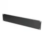 Extralink Front Blank Panel 2U 19 collu melns tērauda aizpildes panelis