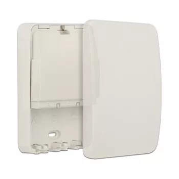 Sienas kontaktligzdu kārba DELOCK 86262, 82×120×31 mm, balta