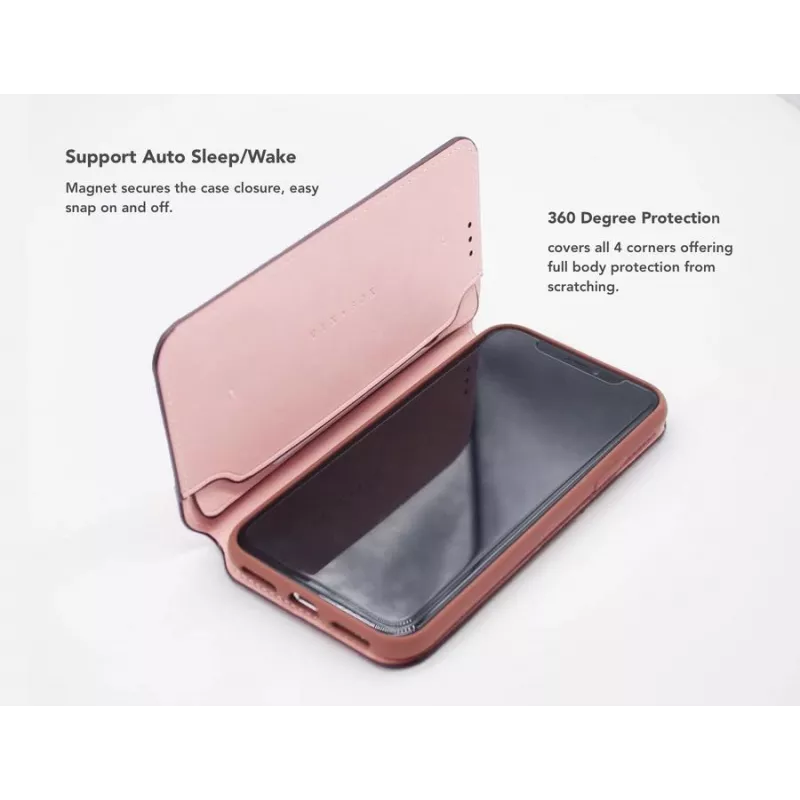 Folio maciņš VixFox iPhone 7/8 — rozā