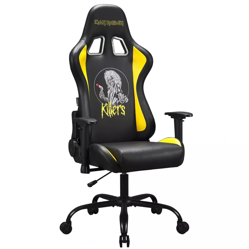 Spēļu krēsls SUBSONIC Subsonic Pro Iron Maiden Killers — ergonomisks dizains, regulējams augstums