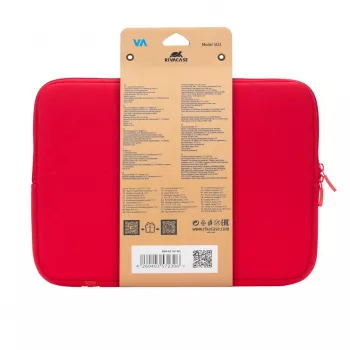 Sleeve maciņš Rivacase 5123 33,8 cm (13,3 collu) Sarkans