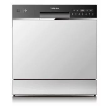 Trauku mazgājamā mašīna Toshiba DW-08T2EE(W)-PL, 8 komplekti, F energoklase, 49 dB, 55×59×50 mm