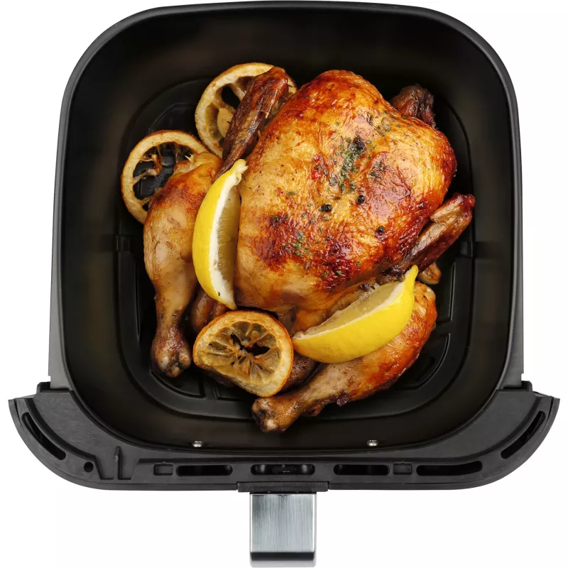 ProfiCook PC-FR 1269 H karstā gaisa friteris, 8 l, 1800 W, 80-200 °C, nerūsējošais tērauds/melns