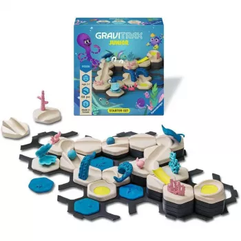 Maršruta būvēšanas komplekts Ravensburger GraviTrax Junior Starter Set S Tuksneša trase, modelis 24585